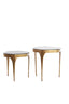 Light & Living Living Side table S/2 max 50x45,5x50 cm AVI glass smoke+ant bronze House of Isabella UK
