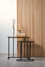 Light & Living Living Side table S/2 max 53x26x53 cm BOCOV antique bronze-black House of Isabella UK