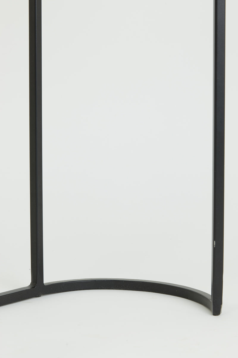 Light & Living Living Side table S/2 max 53x26x53 cm BOCOV antique lead-black House of Isabella UK