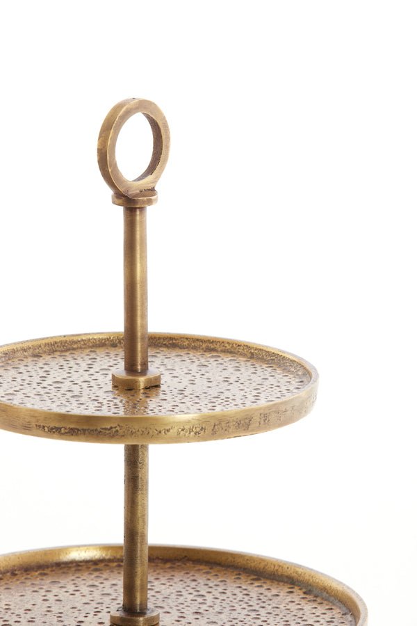 Light & Living Living Stand 2 layers 24x37 cm LUTEK antique bronze House of Isabella UK