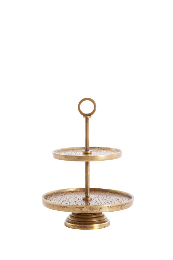 Light & Living Living Stand 2 layers 24x37 cm LUTEK antique bronze House of Isabella UK
