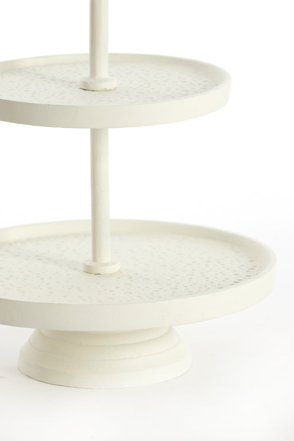 Light & Living Living Stand 2 layers 24x37 cm LUTEK cream House of Isabella UK