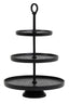 Light & Living Living Stand 3 layers 32x48 cm LUTEK black House of Isabella UK