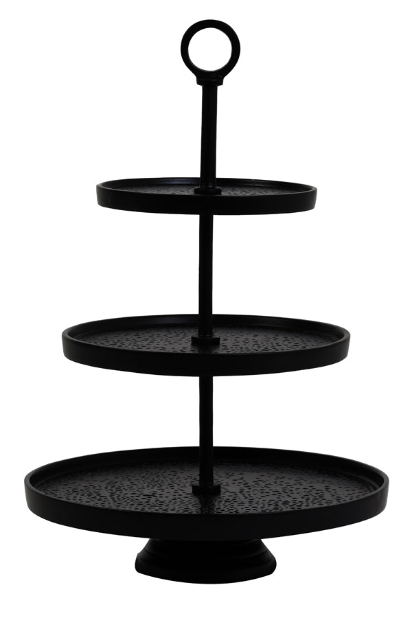 Light & Living Living Stand 3 layers 32x48 cm LUTEK black House of Isabella UK