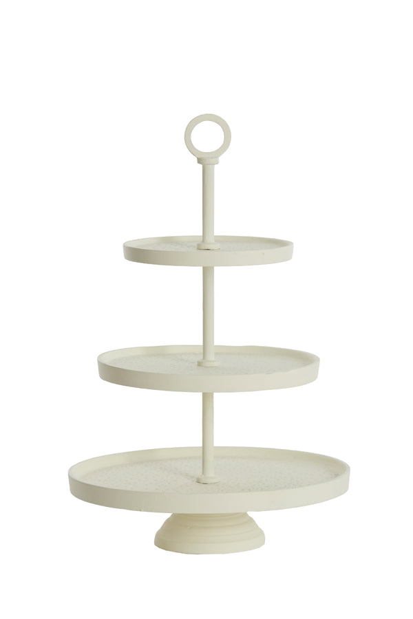 Light & Living Living Stand 3 layers 32x48 cm LUTEK cream House of Isabella UK