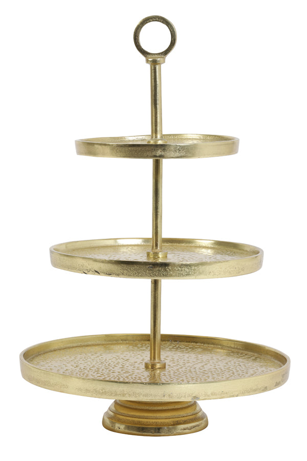 Light & Living Living Stand 3 layers 32x48 cm LUTEK gold House of Isabella UK
