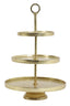 Light & Living Living Stand 3 layers 32x48 cm LUTEK gold House of Isabella UK