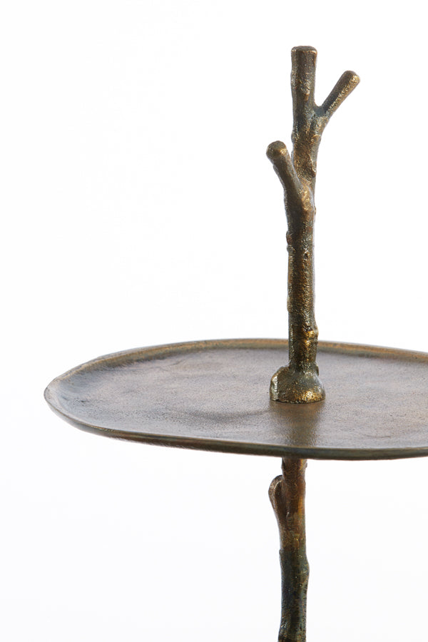 Light & Living Living Stand 3 layers 35x31x45 cm TRESA antique bronze House of Isabella UK