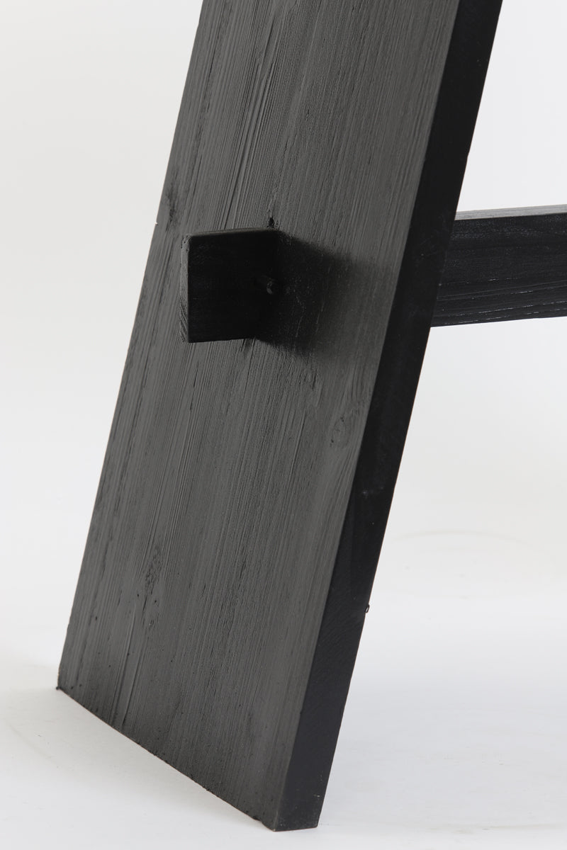 Light & Living Living Stool 47x24x50 cm NIEKE black House of Isabella UK