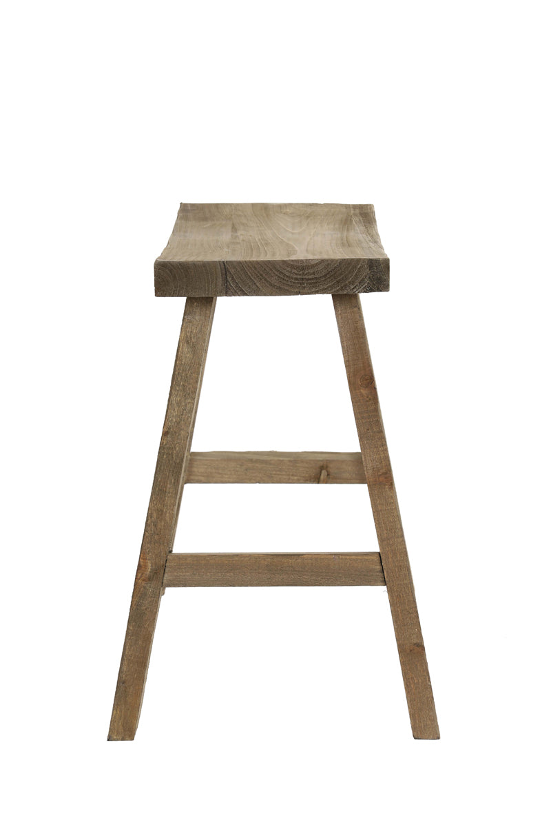 Light & Living Living Stool 47x24x50 cm SANZA wood natural House of Isabella UK