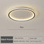 Light My House Black / 30cm / Remote Controlled Dimmable LED Ring Flush Mount Chandelier - Dimmable Ceiling Light Black/White House of Isabella UK