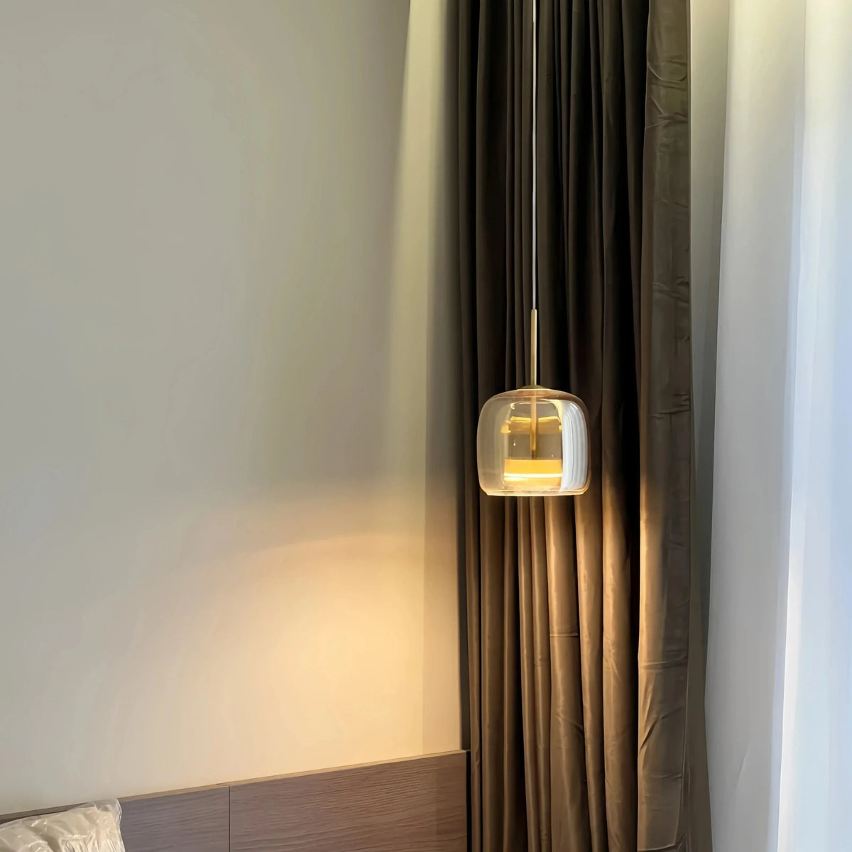 Light My House Black / Warm White Dildale Black Gold Pendant Lamp LED Warm Light Adjustable Height House of Isabella UK