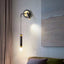 Light My House Bold Gold Wall Lamp with Reading Light - LED Warm White Lighting House of Isabella UK