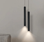 Light My House Double Head-6W / Warm White 3000K Trip Black Pendant Light - Adjustable Minimal Bedroom Lighting House of Isabella UK