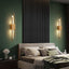 Light My House Emporium LED Wall Lamp Black Gold Warm Light Hard Wired Modern House of Isabella UK