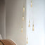 Light My House Glass Drop Pendant Light - Warm LED Hanging String Light UK House of Isabella UK