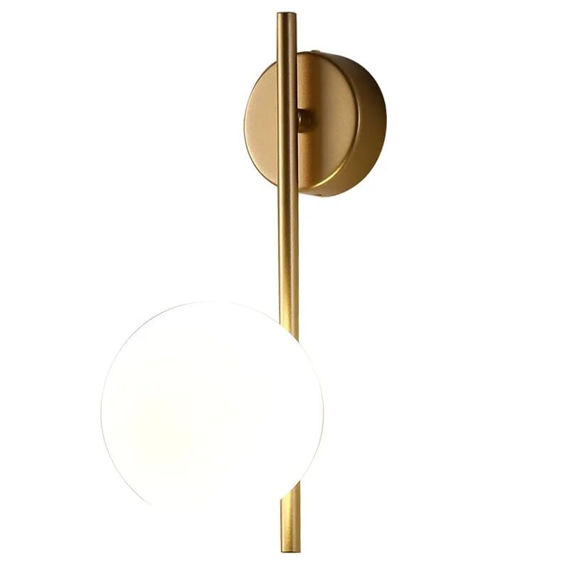 Light My House Gold Globe Wall Lamp - Luxury Bedroom Living Room Light Fixture House of Isabella UK