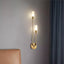 Light My House Golden Left / 12W|Warm White (2700-3500K) Spire Sleek LED Wall Light 12W Warm White Modern Metal G9 Bulb House of Isabella UK
