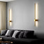 Light My House PAIR 80cm / Warm White LED Gold Wall Light - Warm Modern Bedroom Lounge Lamp - Degrees House of Isabella UK