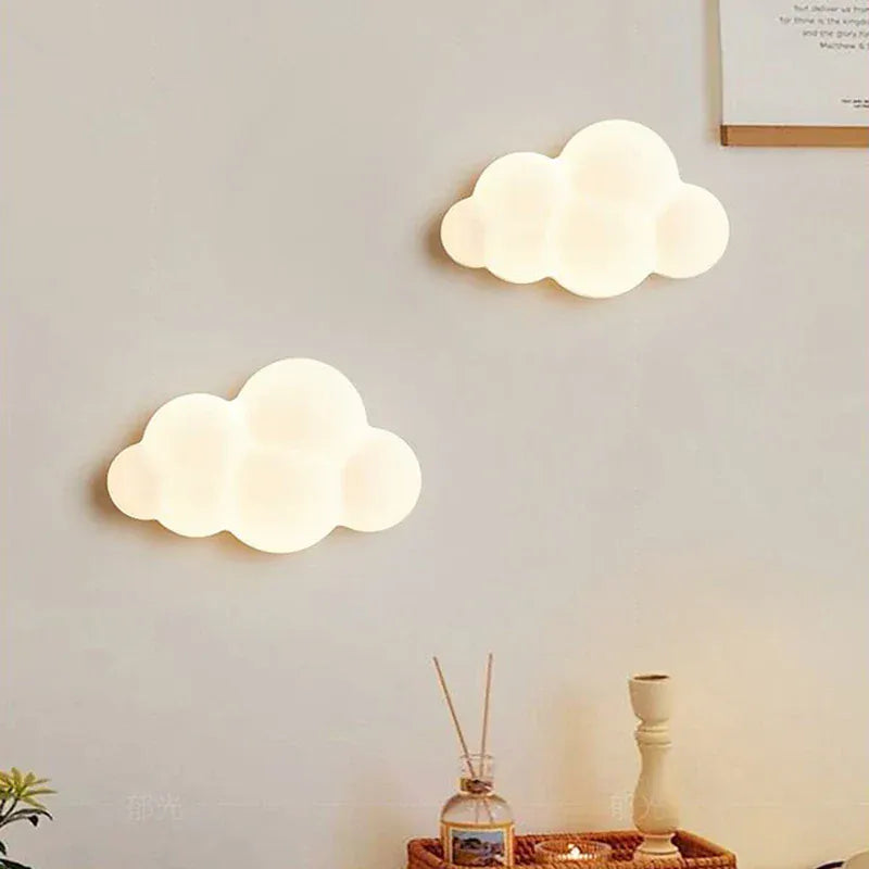 Light My House Remote Control Cloud Wall Lamp LED Adjustable Light Temperature House of Isabella UK
