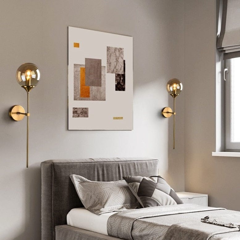 Light My House Sizzle Glass Wall Light - Sleek Elegant Design Warm Ambient Lighting House of Isabella UK
