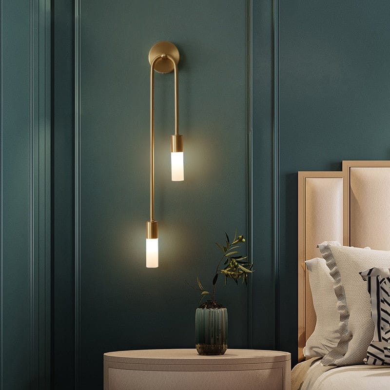 Light My House Spire Sleek LED Wall Light 12W Warm White Modern Metal G9 Bulb House of Isabella UK