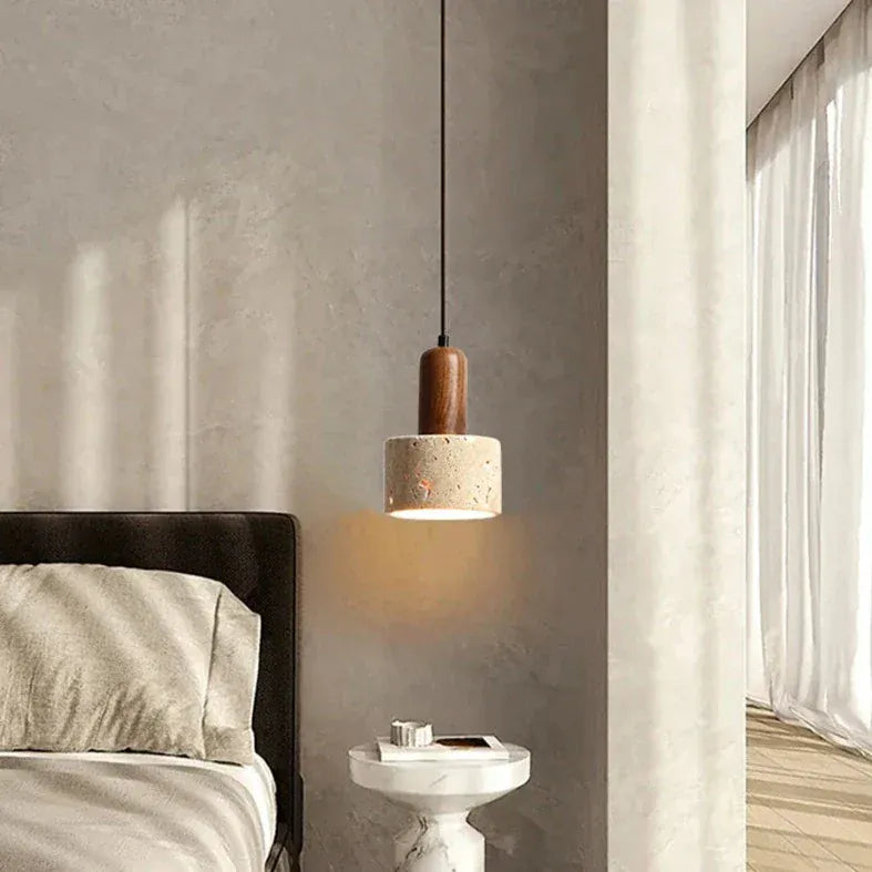 Light My House Travertine Pendant Light Beige Brown Kitchen Island Ceiling Light House of Isabella UK