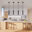 Light My House Trip Black Pendant Light - Adjustable Minimal Bedroom Lighting House of Isabella UK