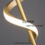 Light My House Twisted LED Wall Light - Black & Gold Options for Living Room House of Isabella UK