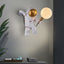 Light My House Warm White (2700-3500K) Astronaut LED Wall Light Plug In Moon Globe Kids Bedroom UK House of Isabella UK