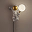 Light My House Warm White (2700-3500K) Astronaut LED Wall Light Plug In Moon Globe Kids Bedroom UK House of Isabella UK