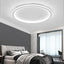 Light My House White / 80cm / Remote Controlled Dimmable LED Ring Flush Mount Chandelier - Dimmable Ceiling Light Black/White House of Isabella UK
