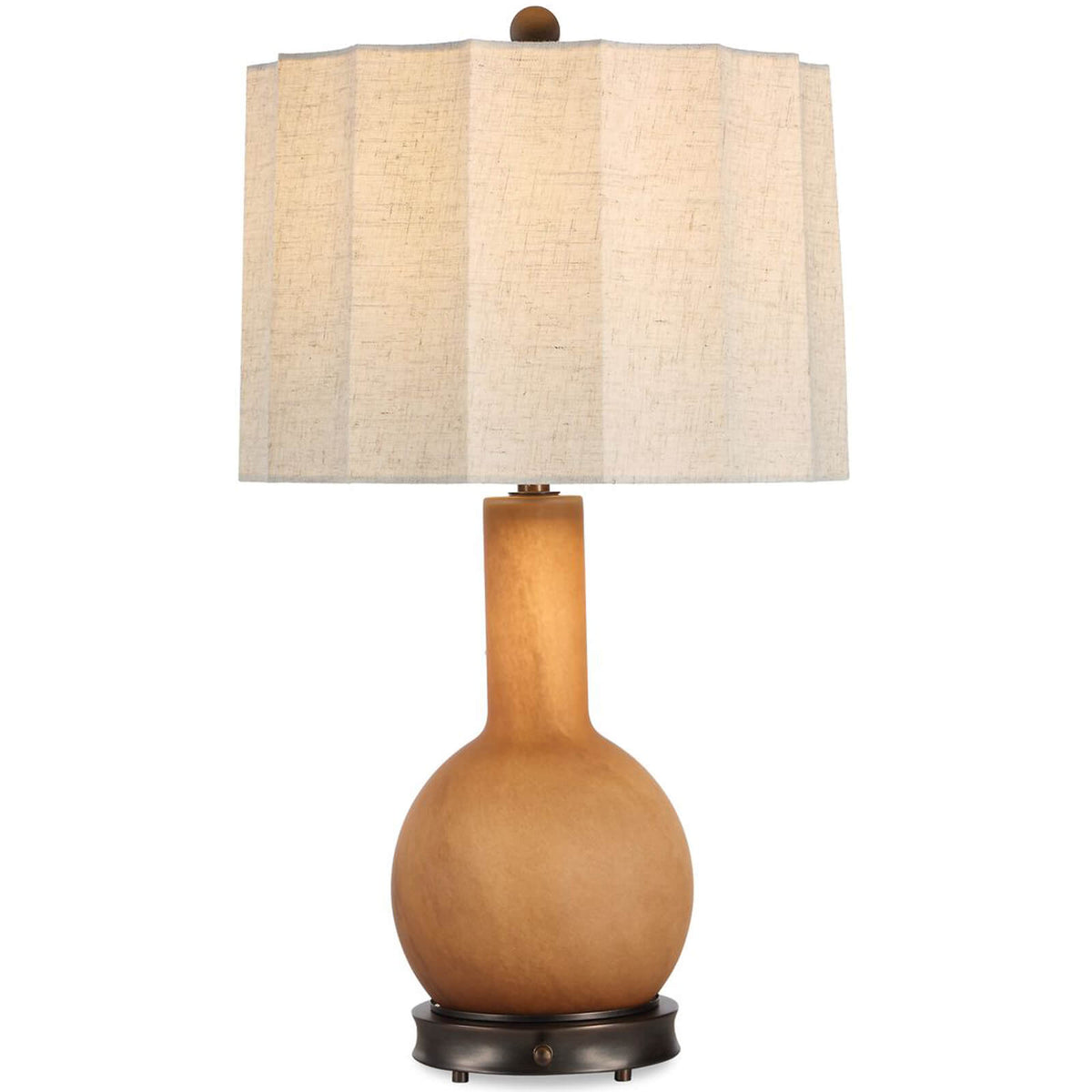 Light Hearted Table Lamp in Smoky Alabaster