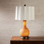 Light Hearted Table Lamp in Smoky Alabaster