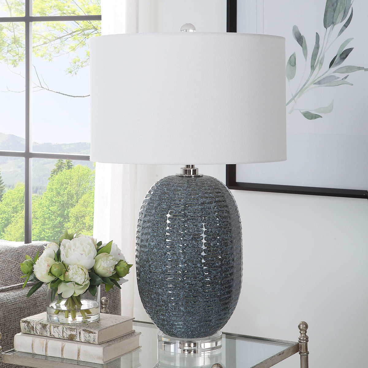 Caralina Geometric Table Lamp