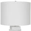 Ascent White Geometric Table Lamp