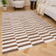 Loft Striped Brown Rug