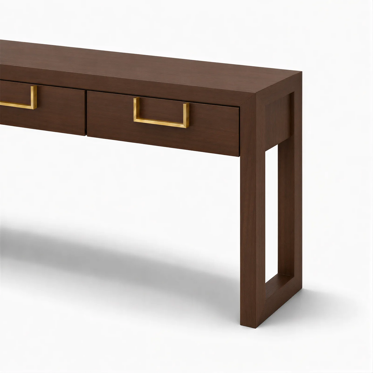 Lucca Console in Walnut
