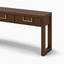 Lucca Console in Walnut