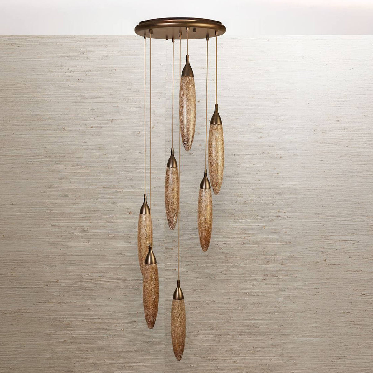 Lunar Drops 7 Light LED Pendant