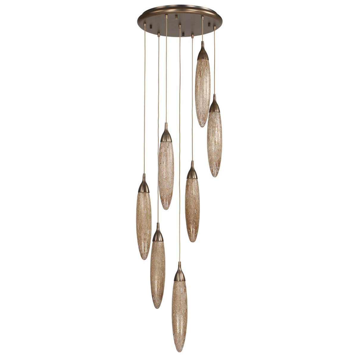 Lunar Drops 7 Light LED Pendant