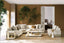 Spy Glass Drinks Table in Taupe Silver Leaf