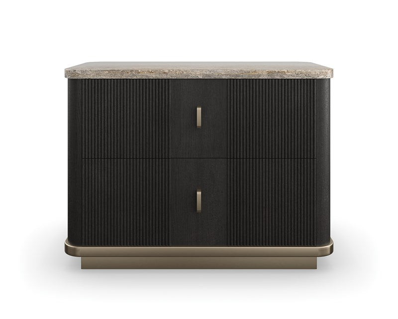 Rhythm Bedside Table in Black