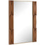 Macario Mid-Century Wood Mirror