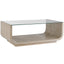 Maeva Modern Glass Coffee Table