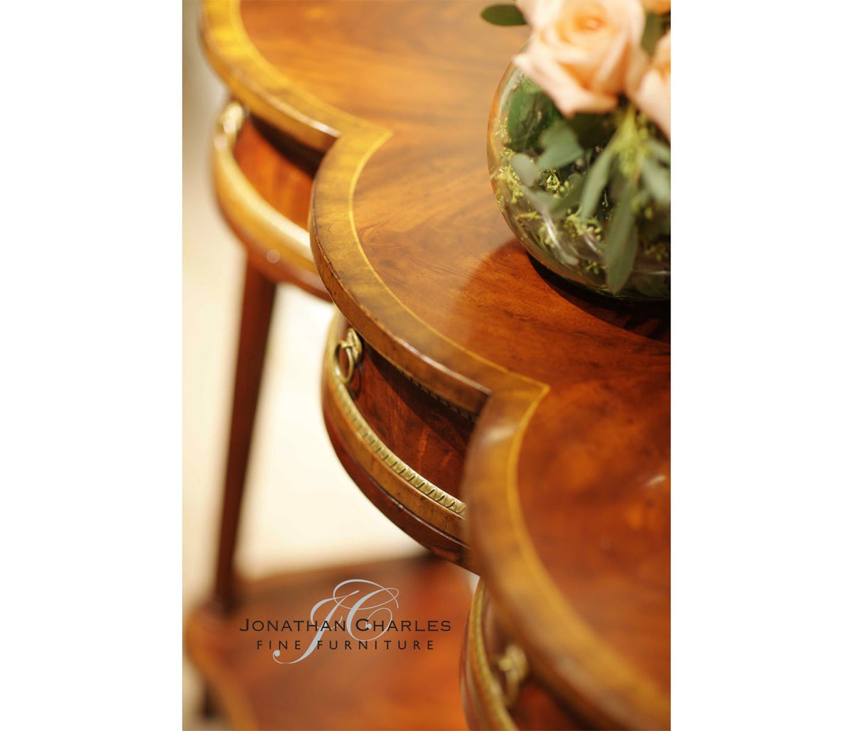 Console Table Victorian Scalloped