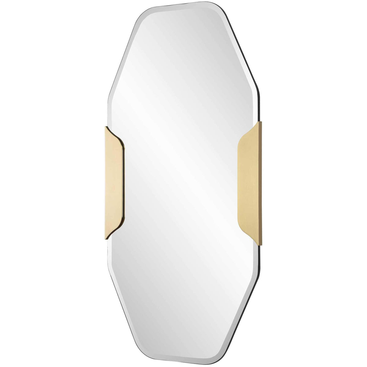 Makari Antique Brass Mirror