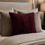 Malini Accessories Dunand Aubergine Cushion House of Isabella UK