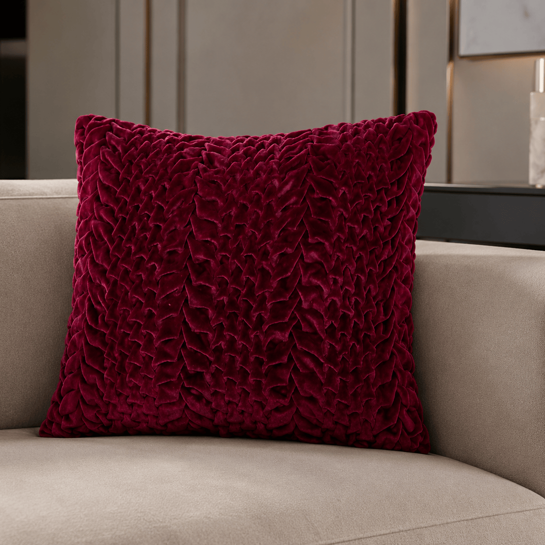 Malini Accessories Dunand Fuschia Cushion House of Isabella UK