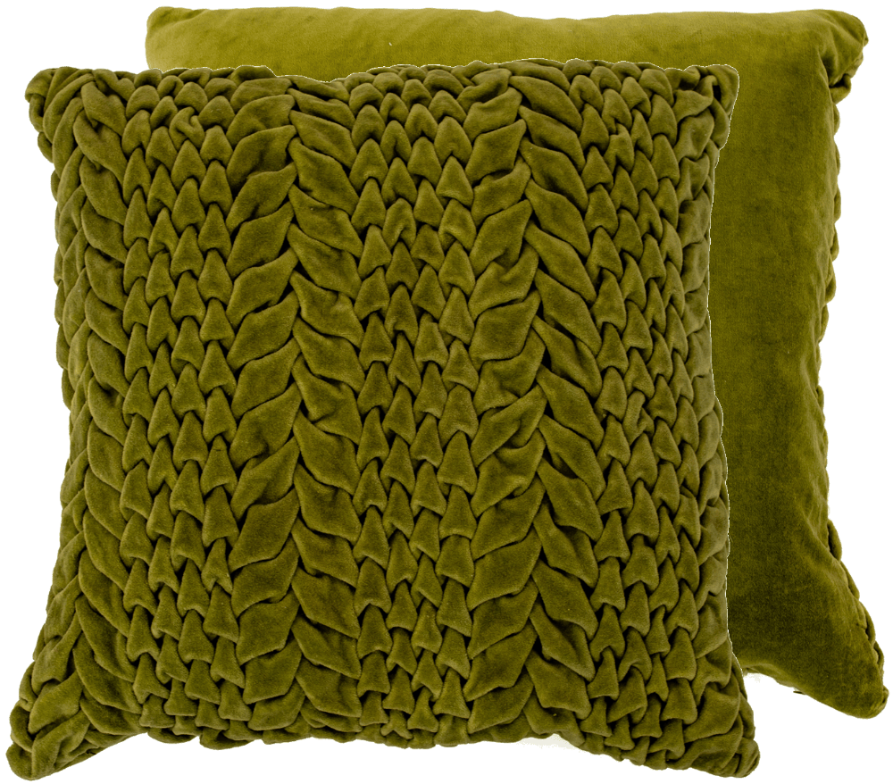 Malini Accessories Dunand Olive Cushion House of Isabella UK